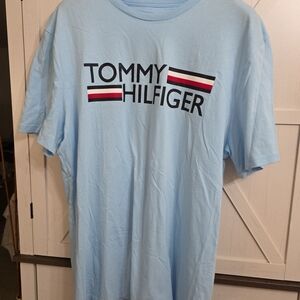 Tommy Hilfiger Light Blue T-Shirt XL
